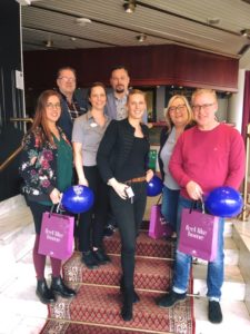 bild på de som var med vid företagsbesöket på Hotell Nissastigen