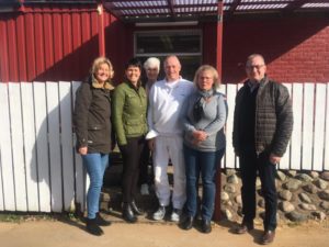 bild på de som var med vid företagsbesöket hos Hörsjöns camping